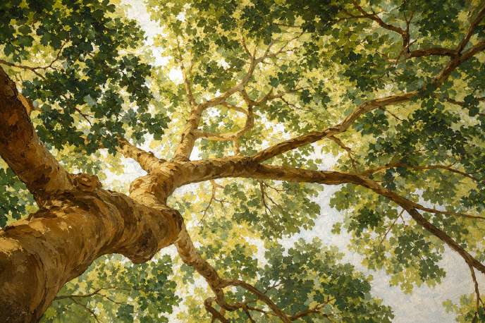 Canopy Light — Wander & Bloom collection art print