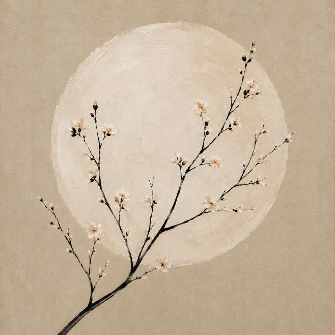 Rising Blossom — Serenity collection art print